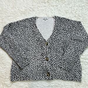 Madewell Vintage Ditsy Cameron Ribbed Cardigan Sweater in floral print size XS